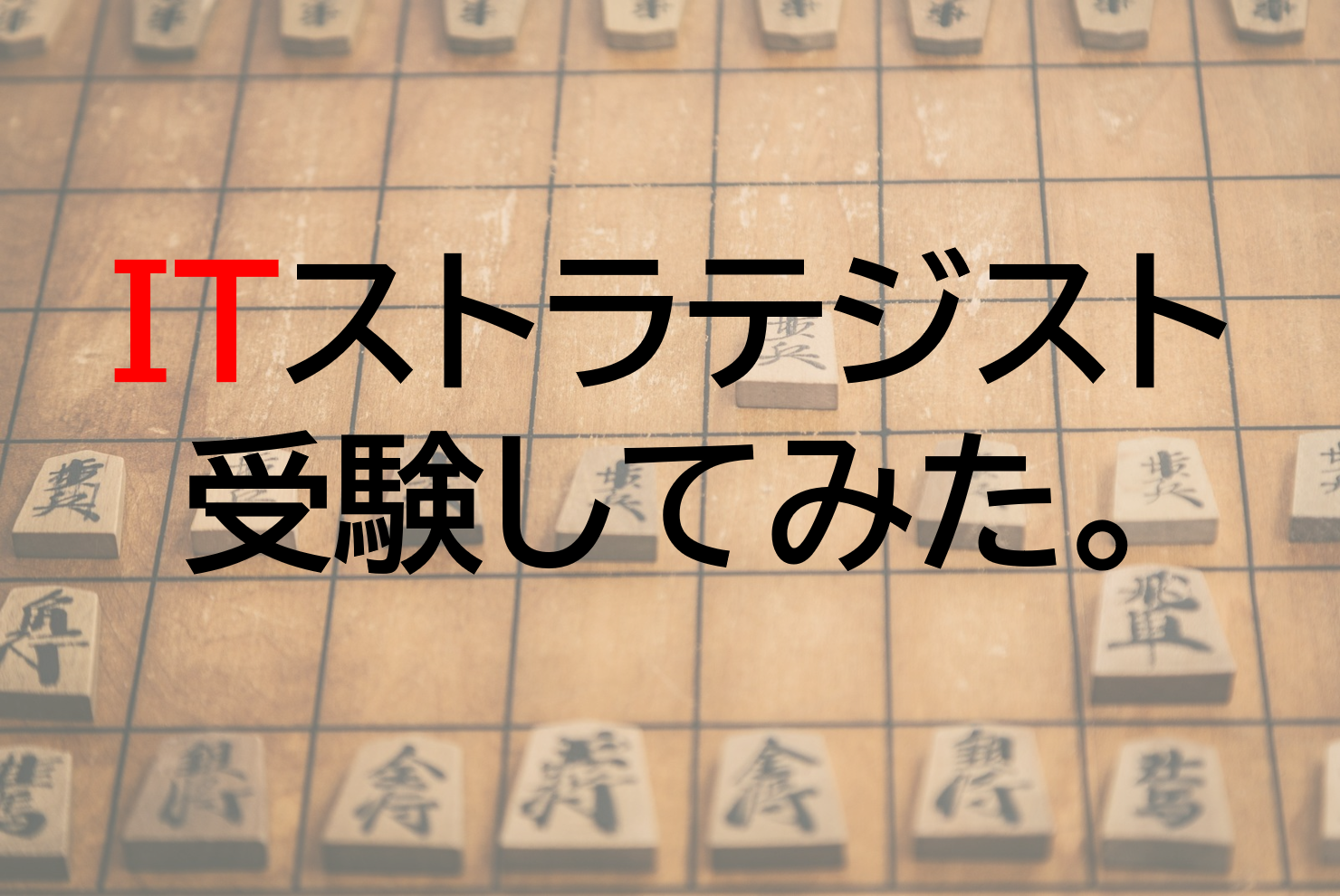 文系出身2年目のエンジニアが情報系試験の最高峰ITストラテジストを受験する