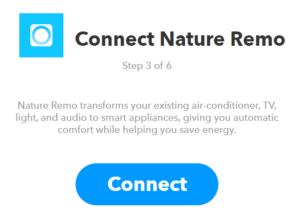 IFTTTとNature Remoを連携させる。